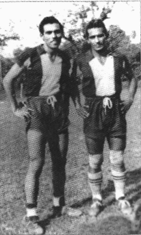 Luis Regalado (Izquierda) y Napolen Flores Huezo en 1941